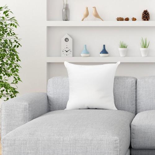 4 Pack White Throw Pillow Insert, Overstuffed Polyester Sham Stuffer, Pillow Forms for Couches or Bedrooms