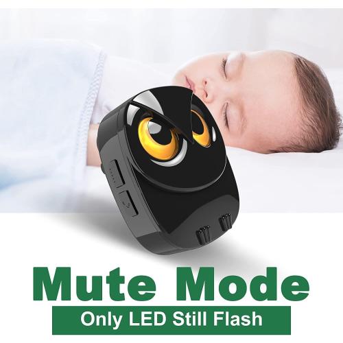 Wireless Doorbell, Cute Owl Doorbell Weatherproof IP55 Outdoor Remote Push Button- 1000 Feet Long Wireless Range, 1 Receiver   1 Transmitter, Black