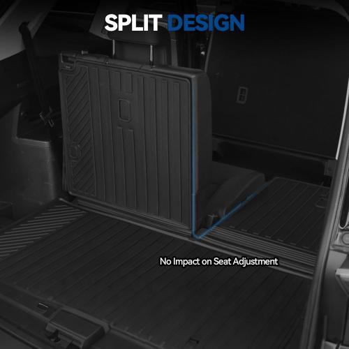 Custom Fit Floor Mats for Nissan Pathfinder 7 Seats/Captain Seat 2022-2026, All Weather TPE Floor Liners & Trunk Mat & Backrest Protectors & Door Sill Guard, Full Set Interior Accessories