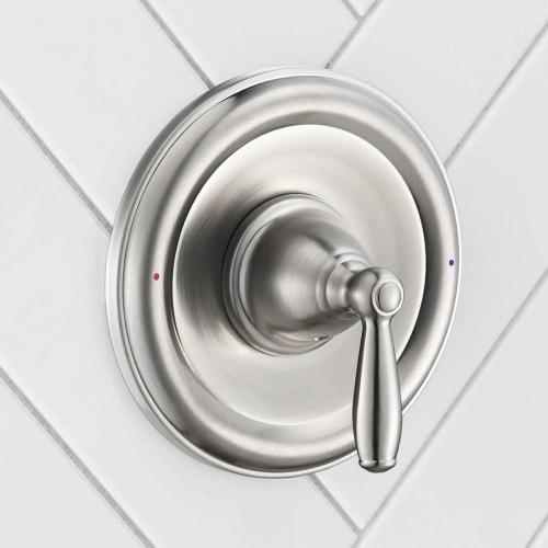 Pressure Balancing Tub and Shower Trim Kit, Compatible with Moen Posi-Temp Valve, Brushed Nickel