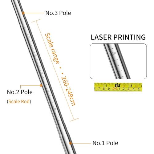 Vertical Jump Tester, Floor Standing Vertical Jump Measurement Tool, Vertical Jump Measure Device Equipped with a Tape, Adjustable Height Vertical Trainer for Jump Training
