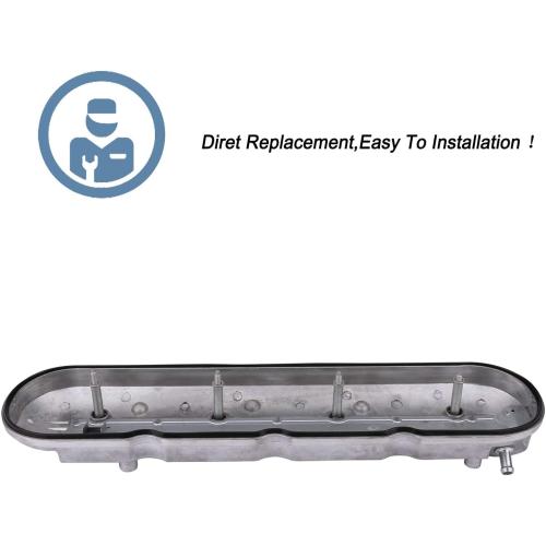 Driver Side Valve Cover with Gasket & Bolts Compatible with 1999-2008 Cadillac Escalade, Chevy Silverado, Suburban, Tahoe, Trailblazer, GMC Sierra, Yukon, Replace# 12570427 264-965