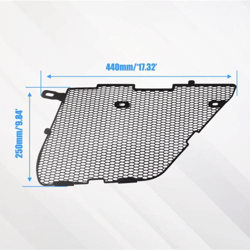 Upgraded Front Radiator Guards Grille for Corvette C8 Stingray Convertible/HTC 2020-2024, OEM Style Grille Vents Insert Mesh Set, Bumper Front Outer Grill Replacement with Instruction Manual