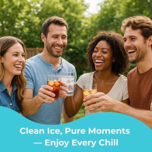 flowcheer Ice Maker Cleaner Tablets, Cleaning and Descaler for Countertop and Home Ice Machines, 24 Count for 1 Year, Suitable for Most Surfaces