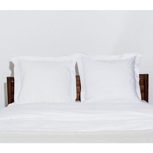 Euro Sham Covers 26x26 Set of 2 White 600 Thread Count 100% Egyptian Cotton Pack of 2 Euro 26x26 Pillow Covers Cushion Cover Cases Soft Skin Friendly European Size Decorative Square Pillow Shams