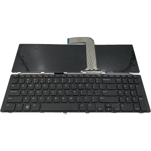 Laptop Replacement US Layout Keyboard for Dell 17R N7110 L701X L702X 5720 7720 XPS 17 L702X 3750 Black Frame