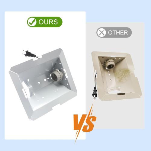S97014212 Light Reflector with Socket for Broan NuTone 763N HB80RL 678 679 Bathroom Ventilation Fan. Fit for Broan Various Models