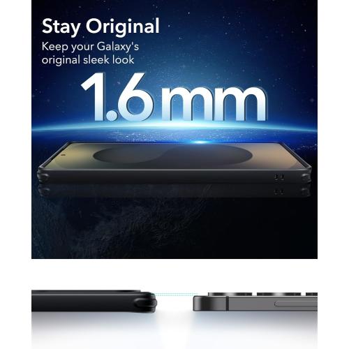 ESR for Samsung Galaxy S25 Ultra Phone Case, Compatible with MagSafe, Magnetic Case for Samsung S25 Ultra, Military-Grade Protection, Yellowing Resistant, Classic Series, Frosted Black | Magnetic Case, Yellowing Resistant, Classic Series