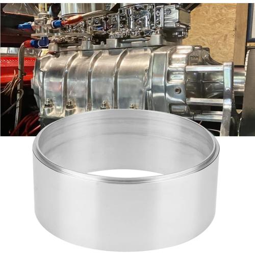 2 Aluminum Air Filter Spacer, Air Cleaner Replacement Accessories for Carbs with 5 1/8in Opening SBC BBC 350 Air Filter Spacer O-Ring