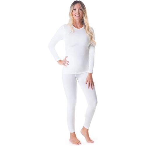 Rocky Thermal Underwear for Women, Long Johns Fleece Lined Set, Shirt & Pants, Base Layer w/Leggings/Bottoms Ski/Extreme Cold