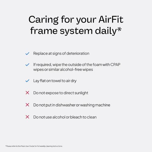 ResMed AirFit F20 Frame System - for Full-Face CPAP Mask Frame System - Replacement CPAP Accessories - Medium
