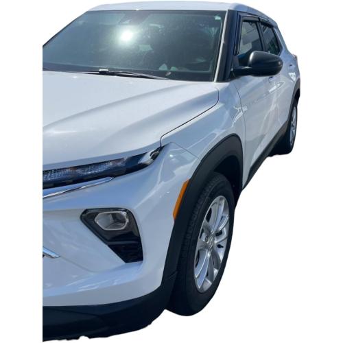 2021-2026 Tape-On Rain Guards for Chevrolet Chevy Trailblazer (Crossover) Side Window Visor Deflectors LS LT ACTIV RS Durable Tinted Shades 2022 2023 2024 2025