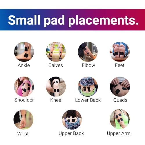 iReliev TENS Unit Electronic Pulse Massager, (8) Electrodes Pain Relief Bundle - Original TENS Unit Includes Extra Pads.