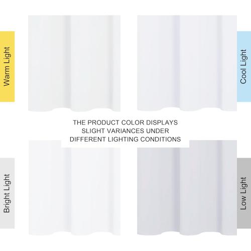 NICETOWN 100% Blackout Window Curtain Panels, Cold and Full Light Blocking Drapes with Black Liner for Nursery, 84 inches Drop Thermal Insulated Draperies (White, 2 Pieces, 52 Wide Each Panel)