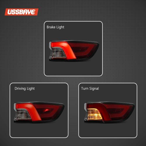 LED Tail Light Assembly Compatible with 2020-2022 Ford Escape S/SE/SEL/Titanium Rear Taillights Right Passenger Side Tail lamp Assembly OE: LJ6Z13404E LJ6Z13404A LJ6Z13404C