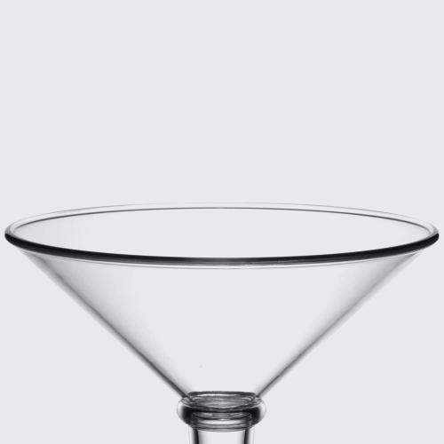48oz G.E.T. Shatterproof Plastic Jumbo Martini Cocktail Glass, BPA Free, 48 Ounce, Clear
