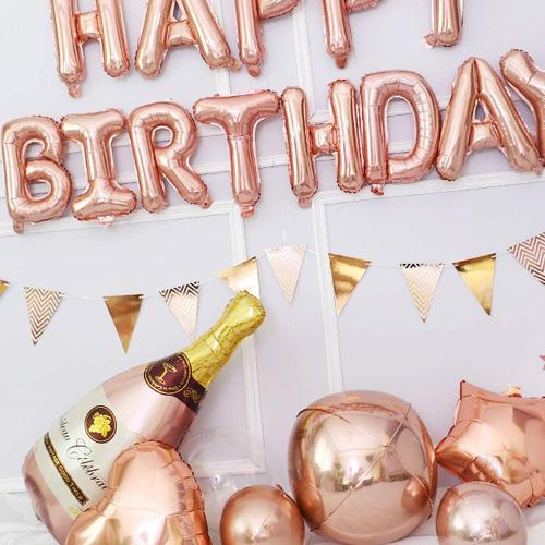 Champagne Bottle Balloons Champagne Glass Balloon Mylar Foil Balloons Birthday Engagement Bachelorette Party Bridal Shower Wedding Celebration Anniversary Decorations 4PCS