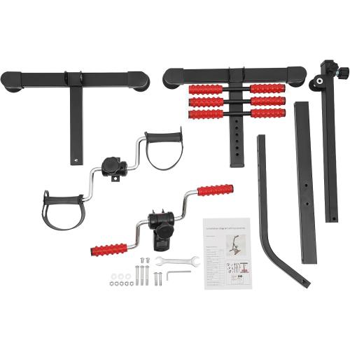 Pedal Exerciser Bike, Hand Arm Leg and Knee Peddler Adjustable Fitness Equipment for Seniors w/LCD Screen Display, Home Pedal Exercise Bike for Total Body, Black