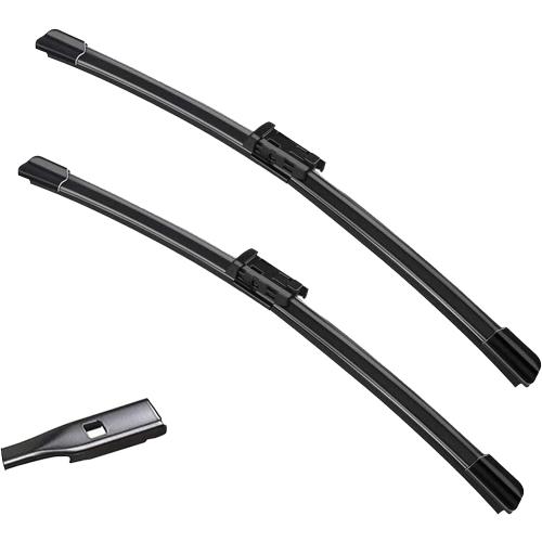 2 Factory Wiper Blades Replacement For 2018-2014 CHEVY Silverado 1500 2500 3500 HD/2018-2014 GMC Sierra, Automotive Replacement Windshield Wiper Blades Set - 22 22 (Set of 2) Top Lock