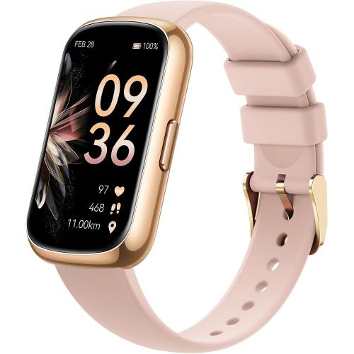 Health Fitness Tracker for Women Men: 24H Heart Rate Monitor Activity Trackers Blood Oxygen Sleep Step Calorie Tracking 5ATM Waterproof Fitness Smart Watches for Woman Compatible with iPhone Android