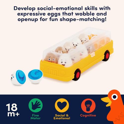 Battat Education – Matching Egg Toys for Toddlers – Color & Letter Recognition Sorting Game – Early Learning Educational Toys for 18  Months – Fun & Engaging Playtime