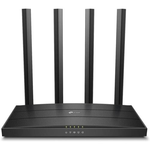 TP-Link AC1200 Gigabit WiFi Router (Archer A6) - Dual Band MU-MIMO Wireless Internet Router, 4 x Antennas, OneMesh and AP Mode, Long Range Coverage