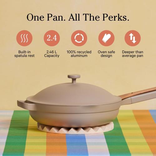 Our Place Always Pan Duo - Standard & Mini Always Pan 2.0 Bundle | Multi-Functional Cookware Set Replaces 20 Pieces | Steam