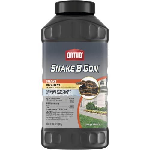 Ortho Snake B Gon1 - Snake Repellent Granules, No-Stink Formula, Covers Up to 1,440 sq. ft., 2 lbs.