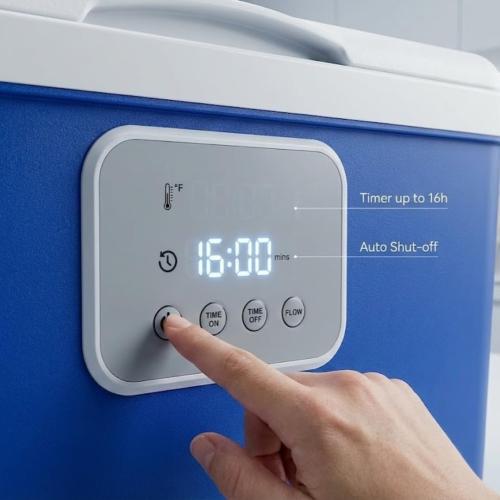 [CBL] Programmable Cold Therapy Machine, Ice Machine for Knee After Surgery with Knee & Shoulder Pads, Ice Water Circulation System, Quiet Pump, Timer & Flow Control, Post-Surgery Pain Relief