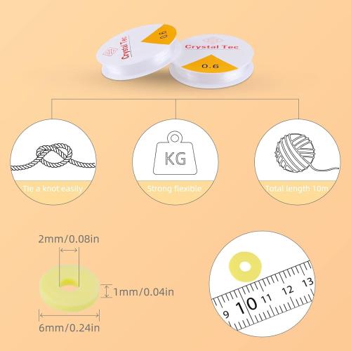 SJZWSD 6-Box Friendship Bracelet Making Kit - 16,000pcs Clay, Seed & Glass Beads Collection, Letter Beads, Charms