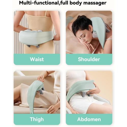 Snailax Cordless Neck Massager with Heat, Shiatsu Neck Shoulder Massager for Pain Relief Deep Tissue, 4D Kneading Shiatsu Back Massage Pillow, Gifts for Women, Men