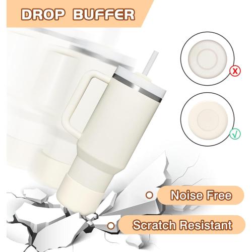 WUQID Protective Silicone Boot Sleeve for 12oz-40oz Hydro Sport Flask/Stanle Water Bottles Tumbler Anti-Slip Bottom Sleeve Cover for All Water Bottles Bottom Width of 2.83-2.95in