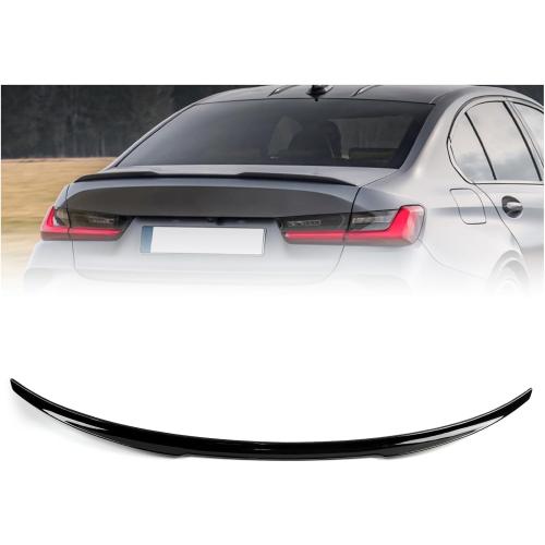 Rear Spoiler for 2019-2025 BMW G20 & G80 M3 330i 330e M340i, Gloss Black Car Trunk Wing, M3 Style Tail Deck Lip