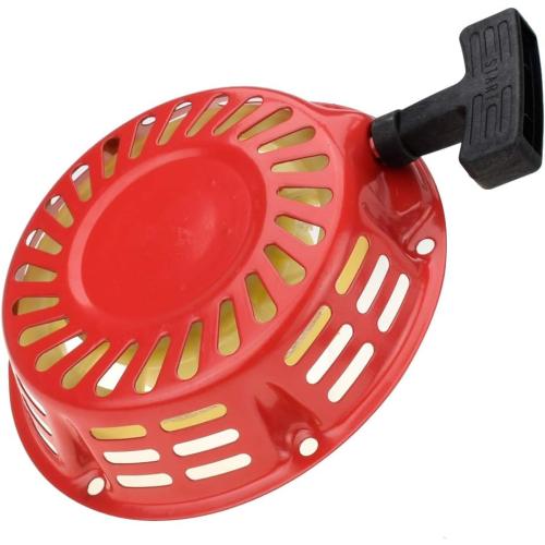 HIAORS Pull Recoil Starter for Predator 196cc 212cc Harbor Freight 5.5hp 5.5hp Coleman CT200U CT200U-EX BT200X KT196 Baja Warrior Heat MB200 MB165 Massimo Mini Bike Hammerhead Go Kart Cart Red Parts