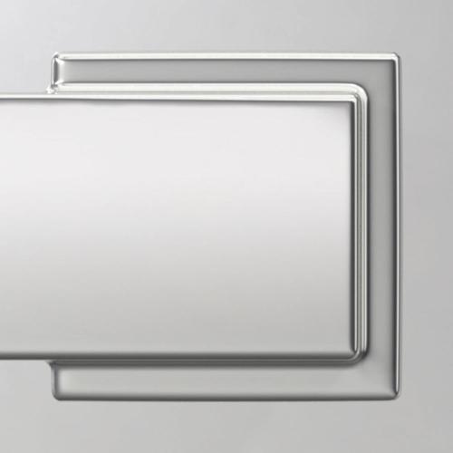 Plymouth Knob with Camelot Trim Non-Turning Lock, Bright Chrome (F170 PLY 625 CAM)