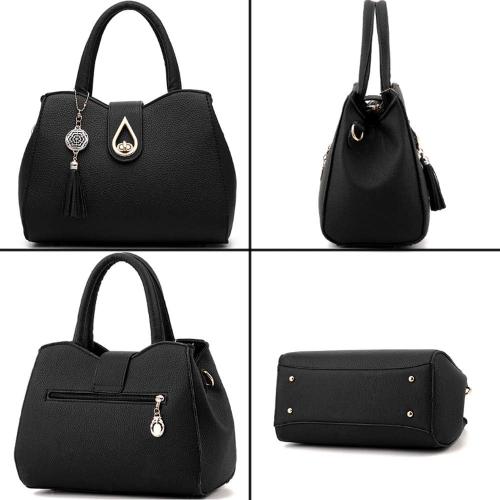ZiMing Stylish Handbags Women Satchel Bag Top Handle Purse Medium Tote Bag Crossbody Bag Ladies Faux Leather Shoulder Bag