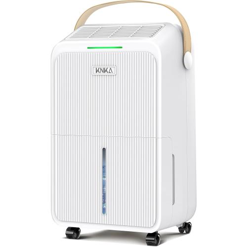 2500 Sq.Ft Dehumidifiers for Home with Drain Hose Max 34 Pints, Dehumidifier for Basement, Bedroom, Bathroom, Large Room, Three Modes, Intelligent Humidity Control, Dry Clothes, 24HR Timer