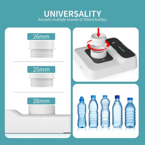 Portable Humidifiers for Travel, Small Mini Humidifier with Auto Shut-Off, Nightlight and Storage Bag for Hotel, Bedroom or Office, Plant Humidifier Indoor, White