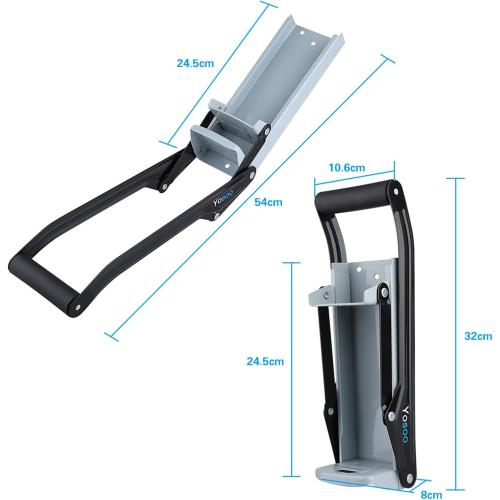 Keenso Wall Mounted Can Crusher, Heavy Duty 16oz Aluminum Can Smasher with Bottle Opener, Metal Recycling Tool