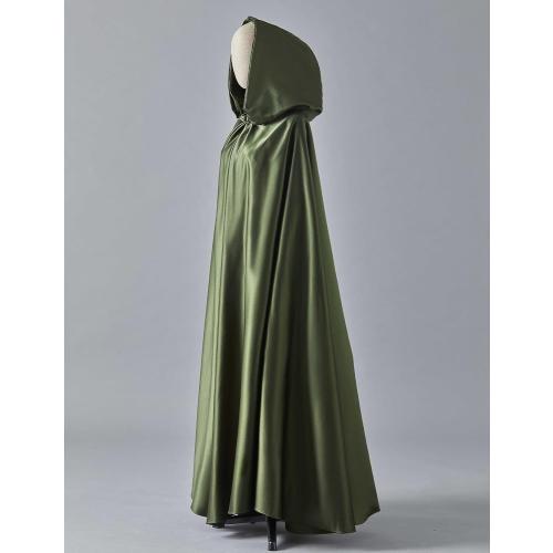 BEAUTELICATE Women's Large  Hooded Cape Cloak Poncho Full Length
