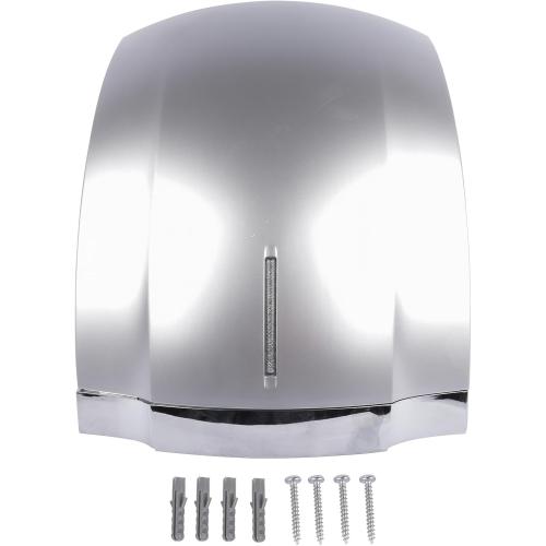 1800W Commercial Hand Dryer, Automatic Electric Hand Dryer, Noise Reduction High Speed Hand Air Dryer for Commercial & Household, Silver Mixizap
