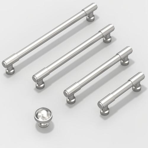 10 Pack Brushed Satin Nickel Cabinet Pulls 5 Inch(128mm) Kitchen Cabinet Handles Cabinet Hardware for Drawer Pulls