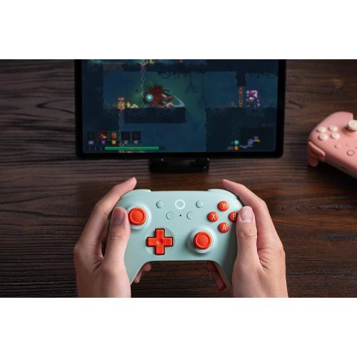 Mint 8BitDo Ultimate 2C Wireless Controller for Windows PC and Android, with 1000 Hz Polling Rate, Hall Effect Joysticks and Triggers, and Remappable L4/R4 Bumpers (Mint)