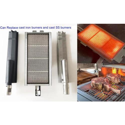 Sear Burner for Bull Grills Stainless Steel 304 Infrared Searing Burner 20505 Replacement Parts for Bull Angus, Brahma, or Premium 7 Burner Grill