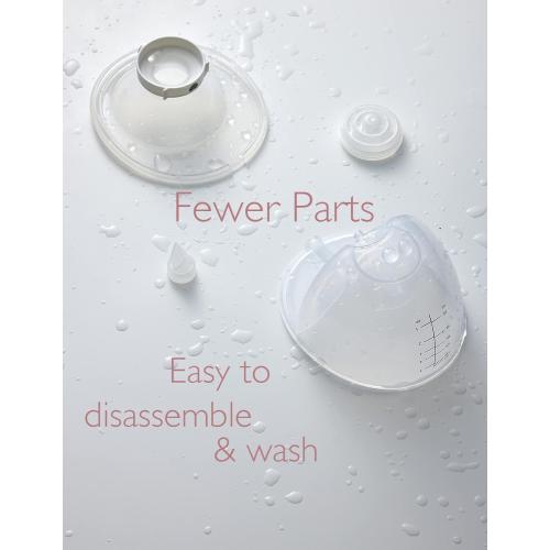 Momcozy Breast Pump Hands Free, All-Day Comfort, No Strings Attached- 24mm, 2 Pack