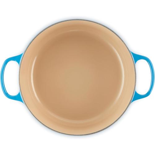 Le Creuset Enameled Cast Iron Signature Round Dutch Oven, 7.25 qt., Marseille