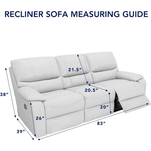 PureFit Water Resistant Reversible Sofa Covers for Reclining Sofa - Non Slip Split Recliner Couch Cover for 3 Cushion Couch, Washable Furniture Protector for Kid, Dog (3 Seat, Gray/Light Gray)