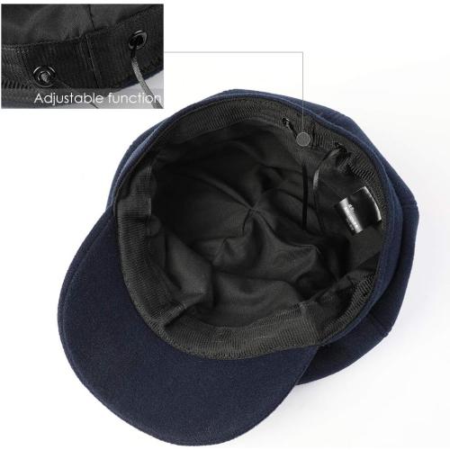 Sumolux Women Beret Newsboy Hat French Wool Cap Classic Autumn Spring Winter