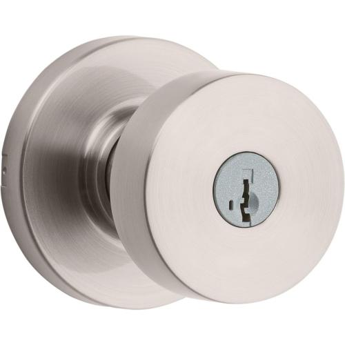 Kwikset 97402-850 Signature Series 740PSK RDT 15 SMT Round Entry Door Lock, AAA Grade, Keyed Key, Zinc, Satin Nickel, Knob Handle