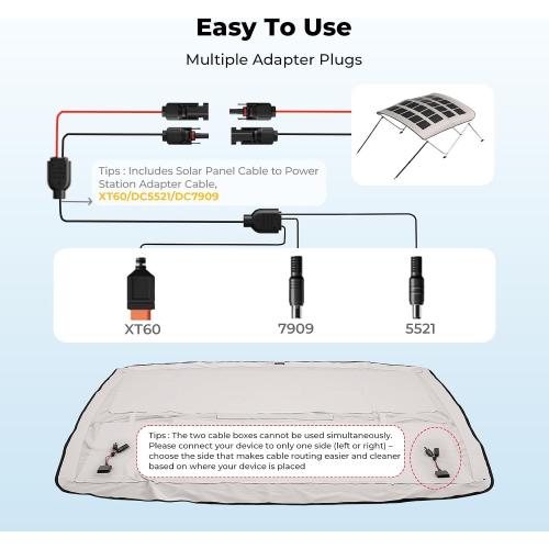 BougeRV 200W Solar Bimini Top for Boats 3-4 Bow 24V 600D Canopy | Marine solar panels bimini tops for boats,24V 25% efficient flexible panel with waterproof canopy and rear support poles